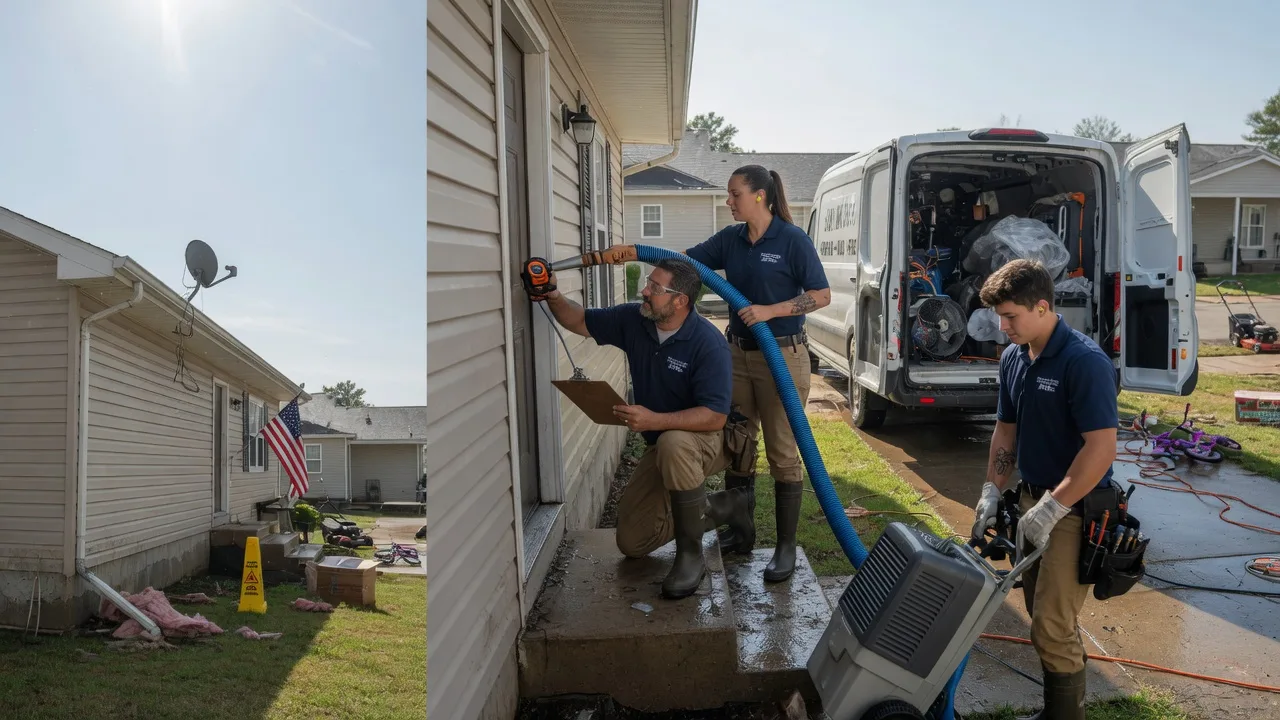 Ceiling Water Damage Restoration in Sylvia, KS near me